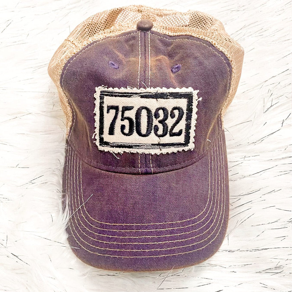 75032 Zip Code Patch Hat (Multiple Colors)