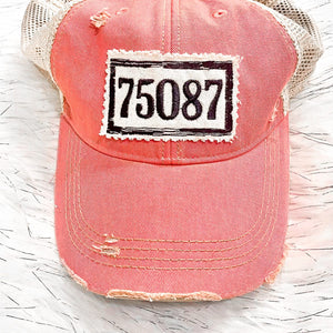75087 Zip Code Patch Hat (Multiple Colors)