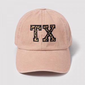Animal Print Texas Hat - Pink