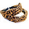 Center Knot Leopard Headband-Multi Colors