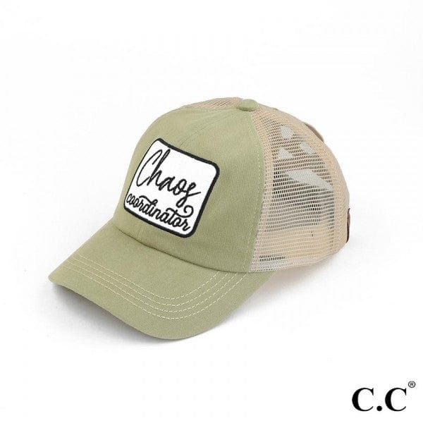 Chaos Coordinator Hat- Olive