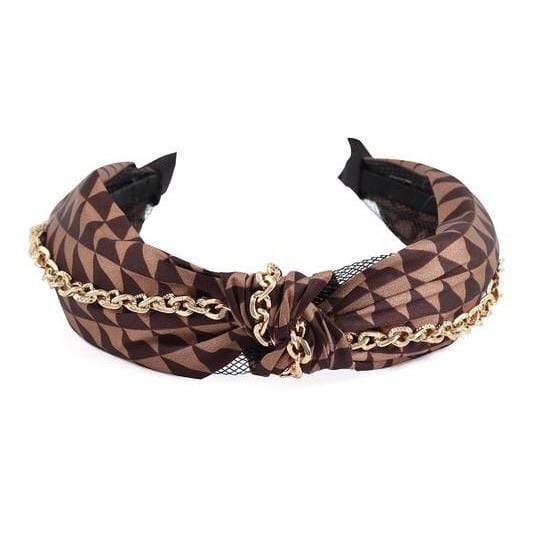 Chevron Chain Knot Headband