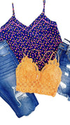Crochet Lace Bralette-Multiple Colors