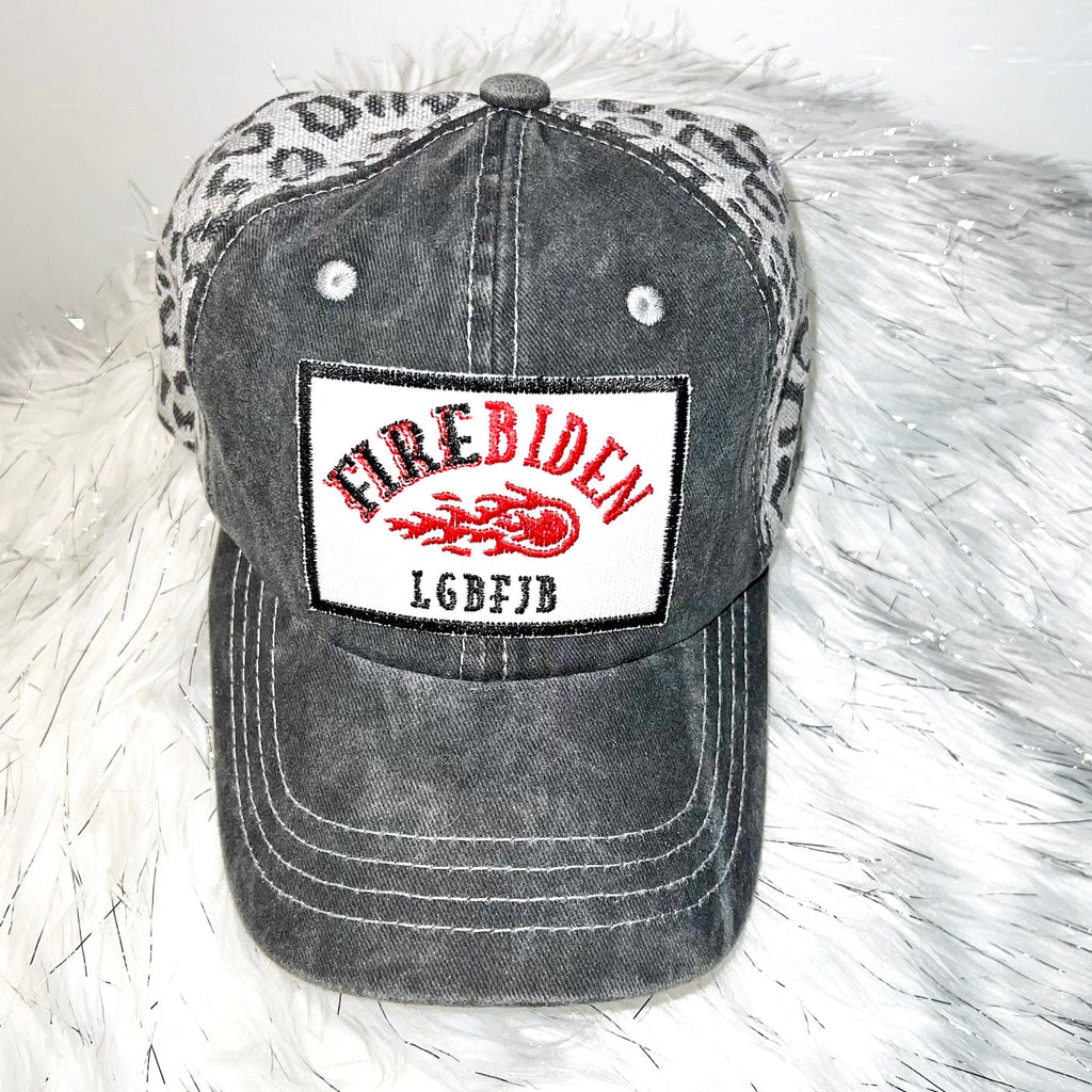 FIREBIDEN LGBFJB Patch Hat-Black Leopard