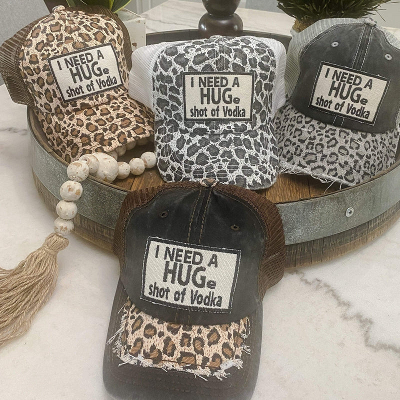 I NEED A HUGe shot of Vodka Baseball Cap (multiple colors)