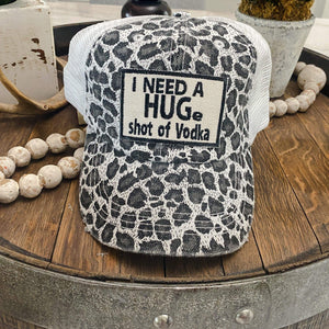 I NEED A HUGe shot of Vodka Baseball Cap (multiple colors)