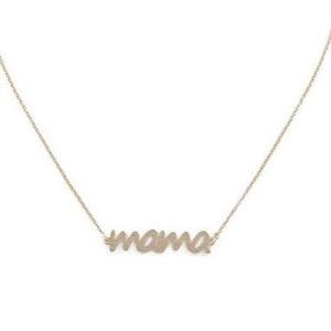 Mama Necklace- Gold