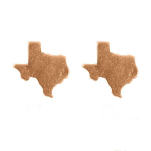 Metal Texas Stud Earrings (available in multiple colors)
