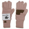 Rose CC Knit Touch Screen Gloves