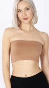 Seamless Solid Bandeau Bra (Available in Multiple Colors)