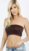 Seamless Solid Bandeau Bra (Available in Multiple Colors)