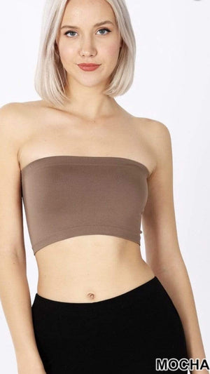 Seamless Solid Bandeau Bra (Available in Multiple Colors)
