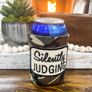 Silently JUDGING Koozie - Camo