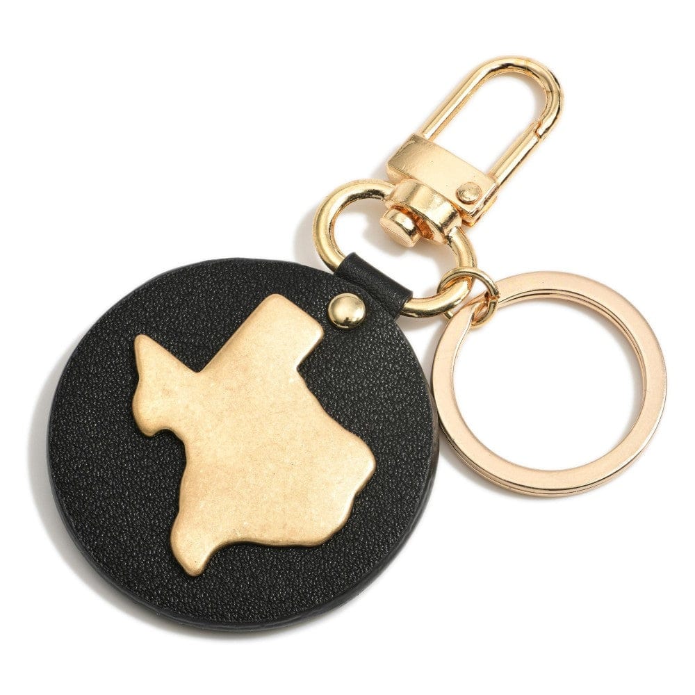 Texas Circle Keychain & Bag Charm