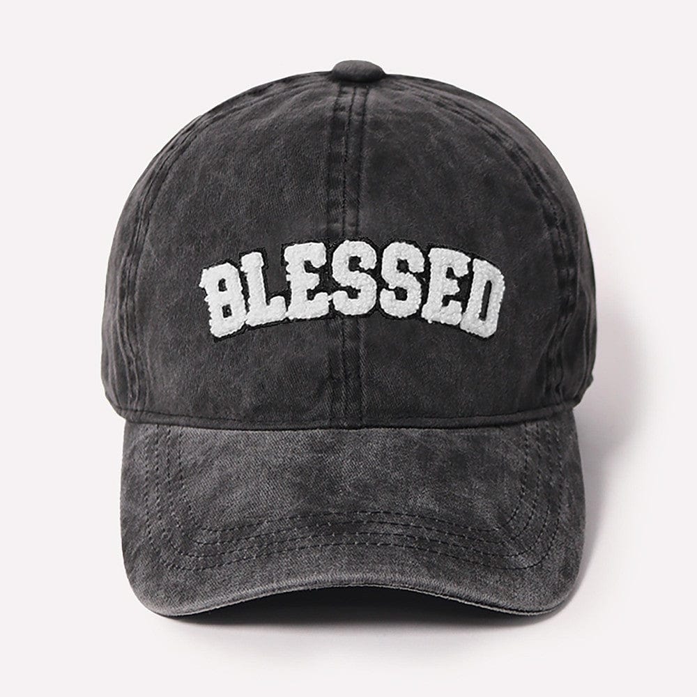 Textured Blessed Hat - Black