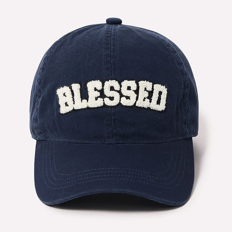 Textured Blessed Hat - Blue