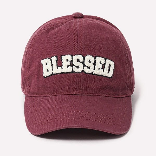 Textured Blessed Hat - Red